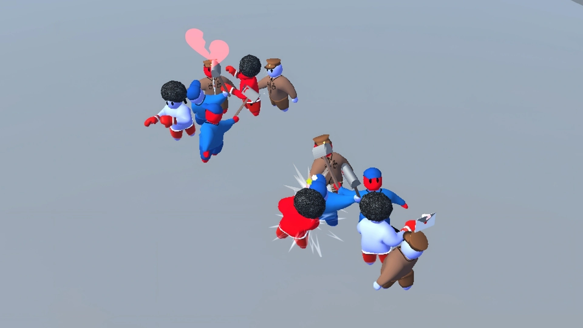 Look at them go! Look at them go!