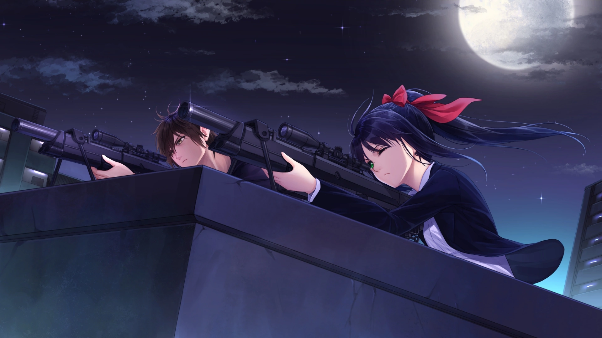 Sniping with the homies