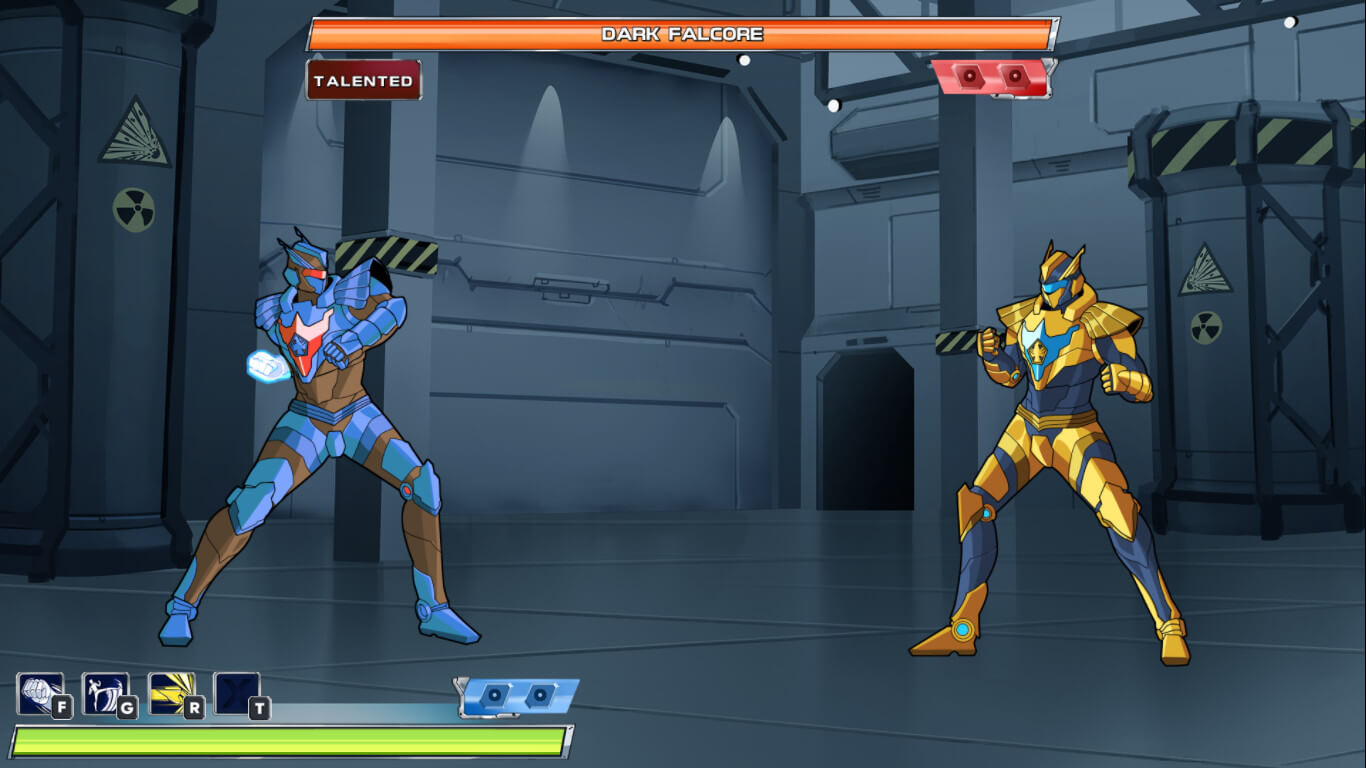 Thumbnail Here Comes The Hero, game lokal Indonesia bergaya kartun 90-an dengan aksi pertarungan 1 lawan 1 penuh warna