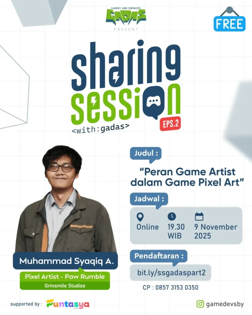 GADAS SHARING SESSION EPISODE 2: SELAMI DUNIA PIXEL ART GAME!