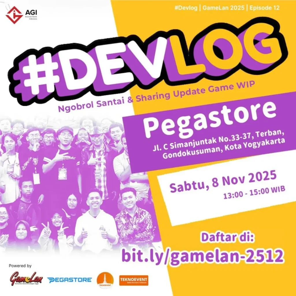 #DEVLOG: Ngobrol Santai & Sharing Update Game WIP — GameLan Yogyakarta