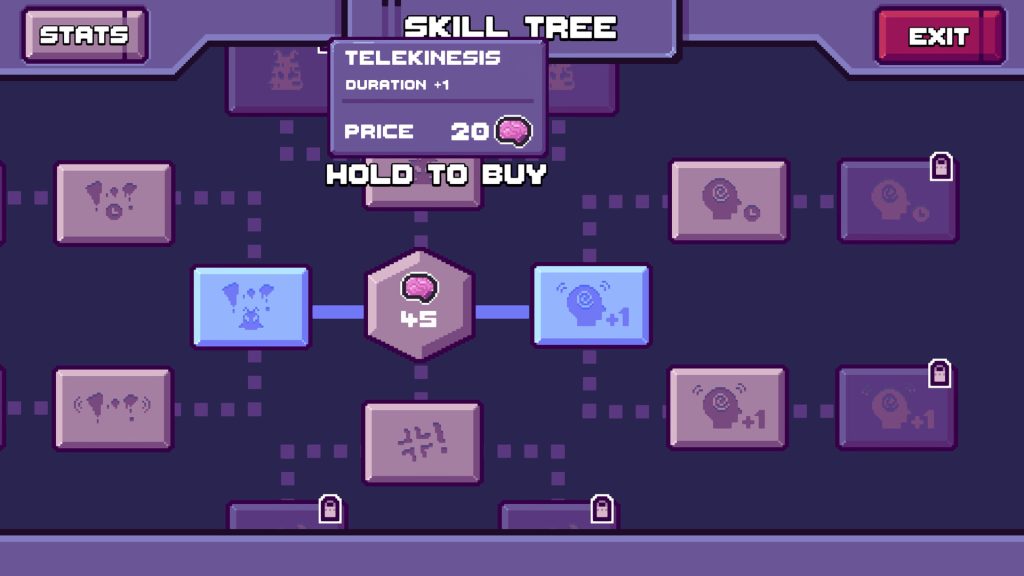 Gameplay Alien Madness dengan kemampuan mind control alien