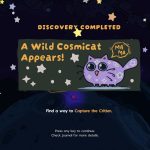 Cover I NEED SPACE dengan Cosmic Cat dan nuansa luar angkasa artistik