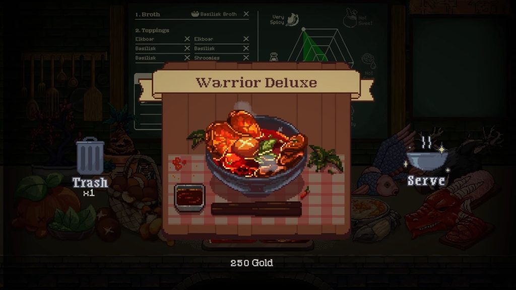 Monster hotpot cooking in Dungeon Hotpot