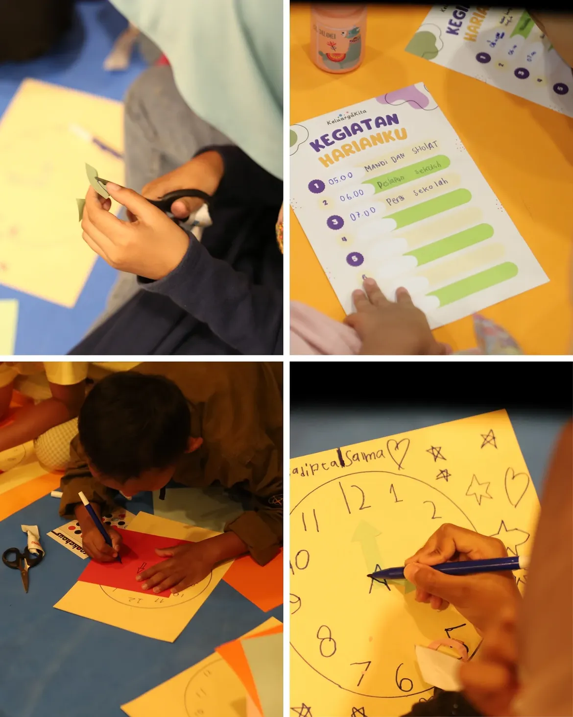 Anak-anak mengikuti aktivitas interaktif GimTalks DARA.