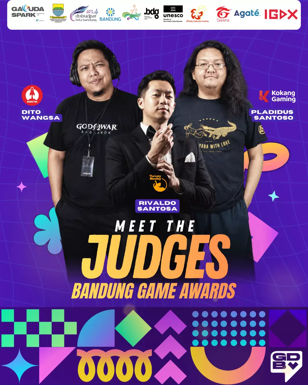 Juri Bandung Game Awards 2026 di Bandung Game Demo Day.
