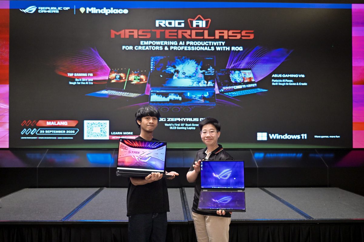 Dari Ki-Ka: La Junta Founder Mindplace, Vania Margonoharto Product Marketing ASUS ROG Indonesia
