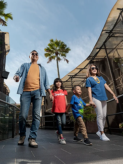 Keluarga Berjalan-jalan