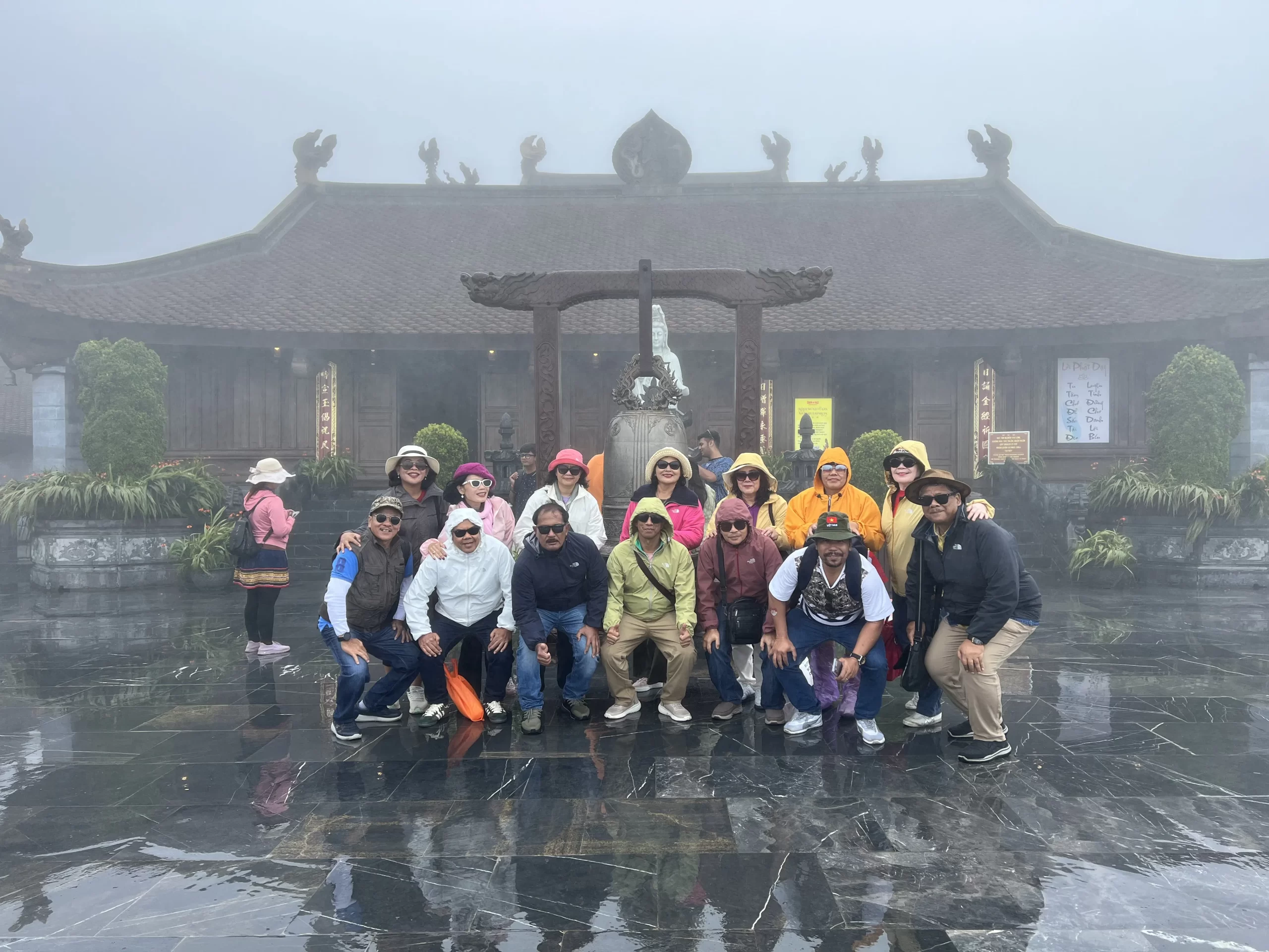 salju di Sapa Vietnam saat musim dingin Januari