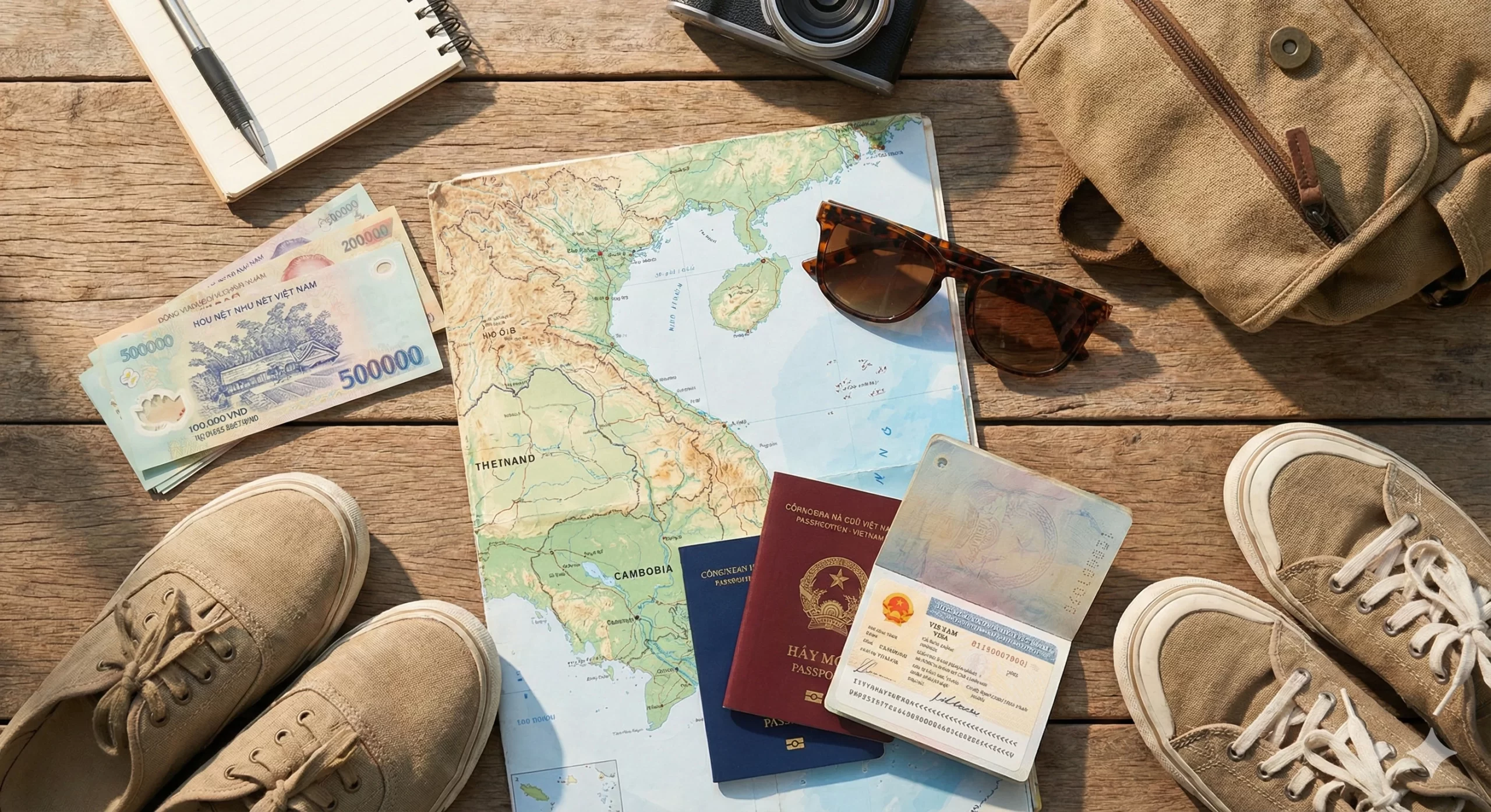 Persiapan dokumen dan uang Dong untuk liburan ke Vietnam. Biaya liburan ke Vietnam 4 hari