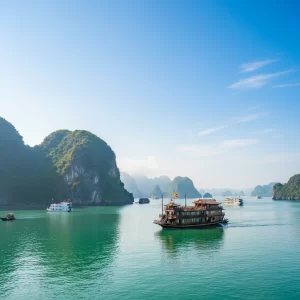 waktu yang tepat berkunjung ke vietnam. wisata ha long bay.