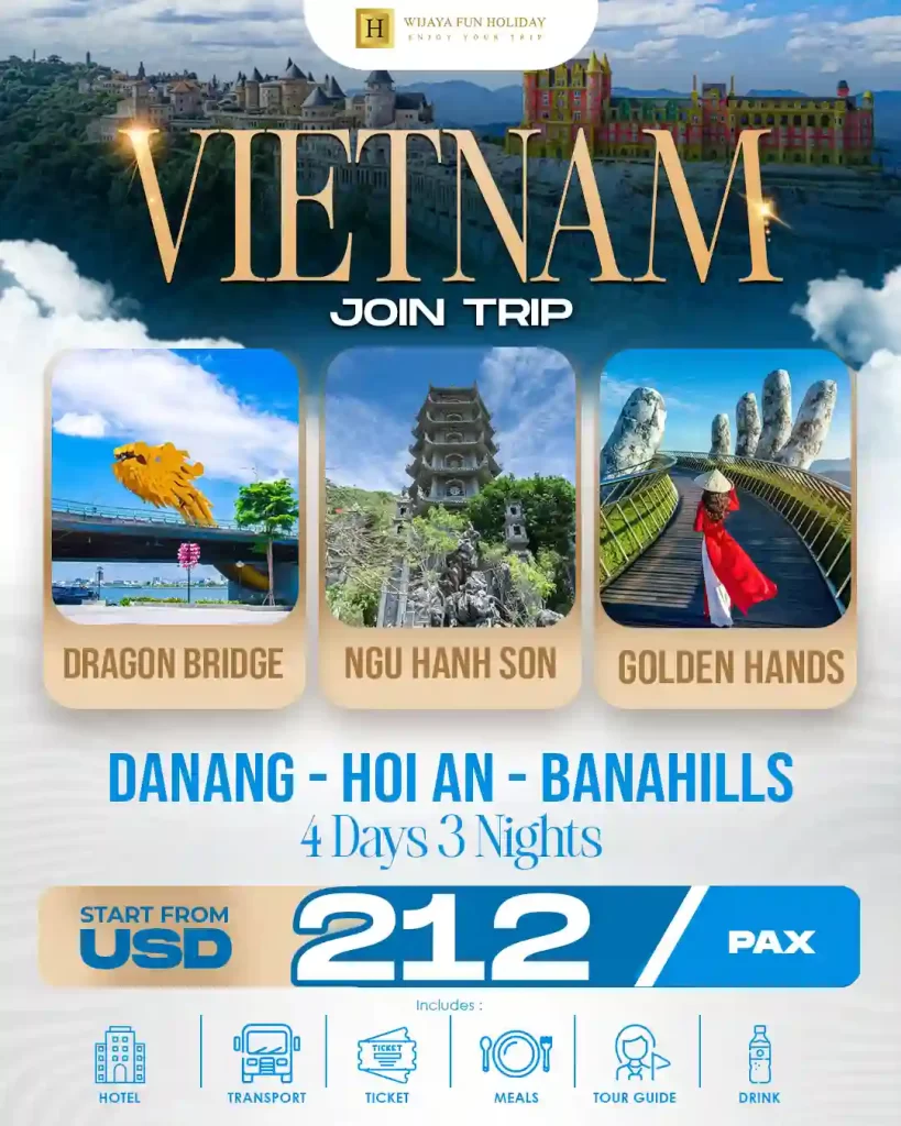 open trip vietnam 4D3N danang