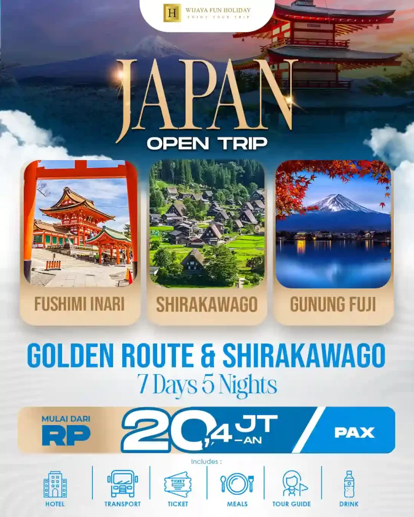 open trip jepang