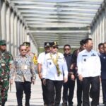 Resmikan Jembatan Air Lematang Sepanjang 140 Meter di Muara Enim 