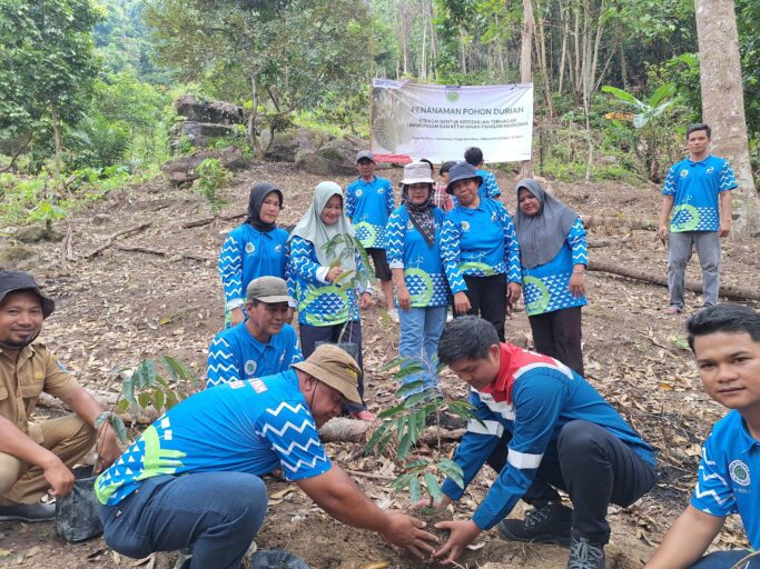 Penanaman Pohon Durian di Bangka: Pertamina Dorong Transformasi Ekonomi Berbasis Komoditas Lokal