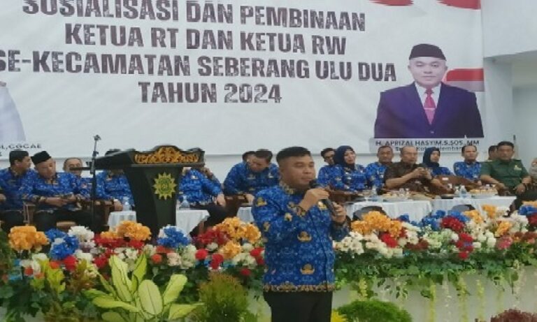 Insentif RT di Palembang Naik Jadi Rp1 Juta Perbulan