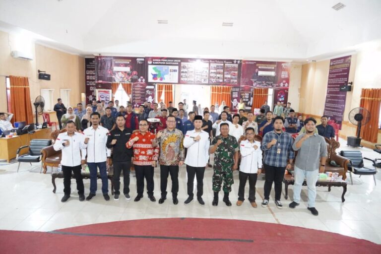 Rapat Pleno Terbuka Rekapitulasi dan Penetapan DPT, Pj Bupati Banyuasin Tegaskan Netralitas ASN