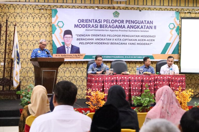 Gelar Orientasi Pelopor Penguatan Moderasi Beragama