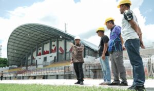 Pembangunan Sandwich Track Stadion Serasan Sekate Dikebut