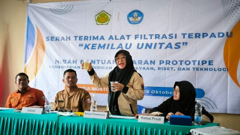 Inovasi KEMILAU Unitas Sulap Air Gambut Jadi Jernih, Produksi 15.000 Liter per Hari