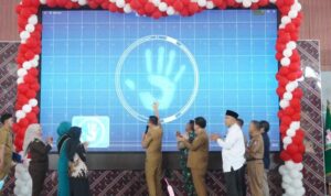 Pj Bupati Banyuasin Launching Gerakan Ayo Bersholawat Di Satuan Pendidikan Dan Kukuhkan Bunda Paud Kabupaten