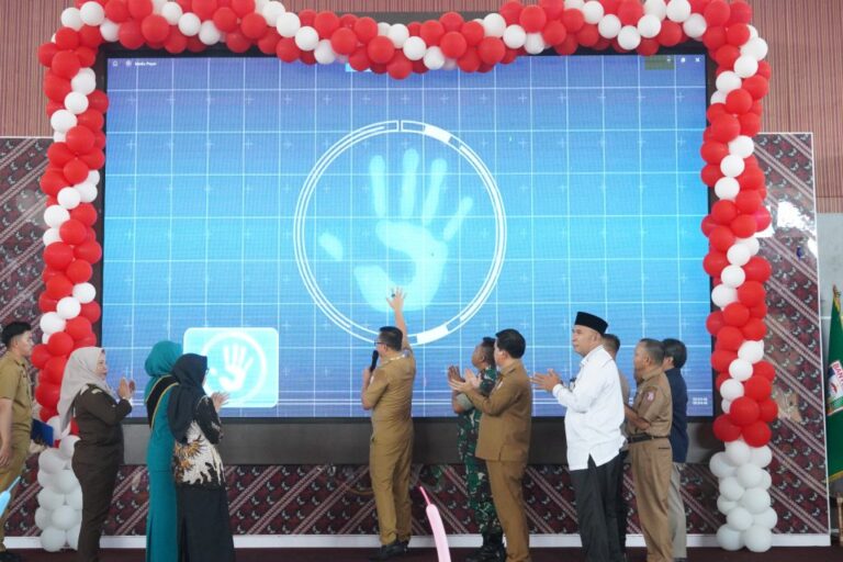 Pj Bupati Banyuasin Launching Gerakan Ayo Bersholawat Di Satuan Pendidikan Dan Kukuhkan Bunda Paud Kabupaten