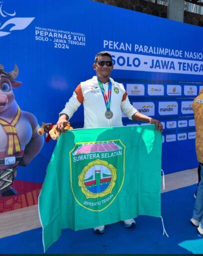 Hari Pertama Berlaga di Ajang Peparnas XVII Solo 2024, Provinsi Sumsel Peringkat 6 Perolehan Medali Sementara 