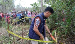 Warga Penyandingan OKI Temukan Kerangka Manusia Dalam Hutan