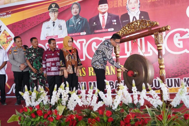 Tekan Angka Rawan Pangan Daerah, Pemkab Banyuasin Launching GMDK