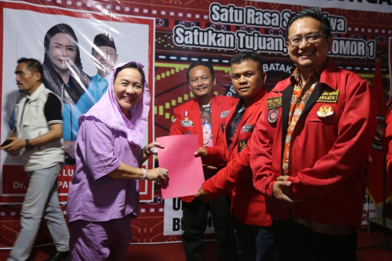 Pemuda dan Masyarakat Batak Kompak Deklarasi Dukung Hj. Lucianty Jadi Bupati Kabupaten Muba