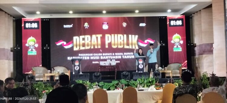 Ketua KPU Muba Tegaskan Debat Publik Kedua Sudah Sesuai Aturan, Heran Paslon Toha-Rohman Pilih Walk Out