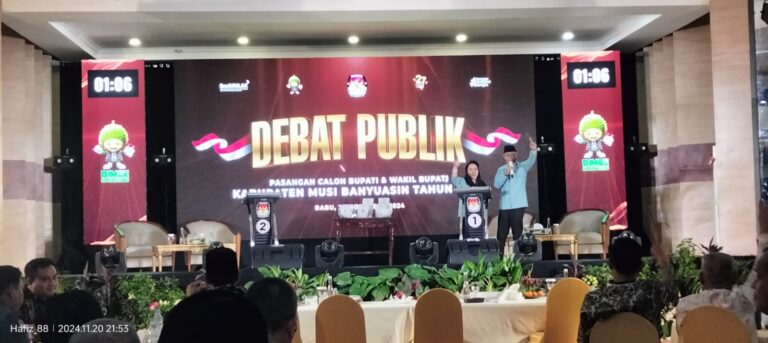 Ketua KPU Muba Tegaskan Debat Publik Kedua Sudah Sesuai Aturan, Heran Paslon Toha-Rohman Pilih Walk Out