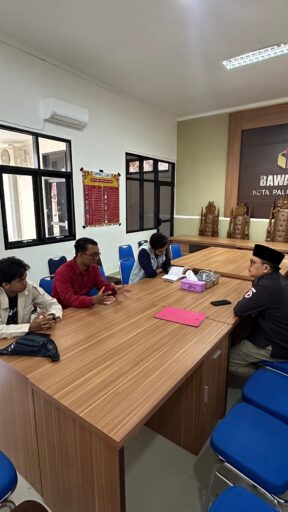 Bawaslu Palembang Terima Audiensi Pimpinan Daerah Pemuda Muhammadiyah Palembang