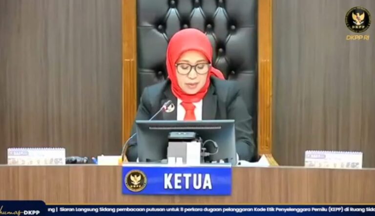 5 Anggota KPU dan 3 Anggota Bawaslu Musi Rawas Terbukti Melanggar Kode Etik