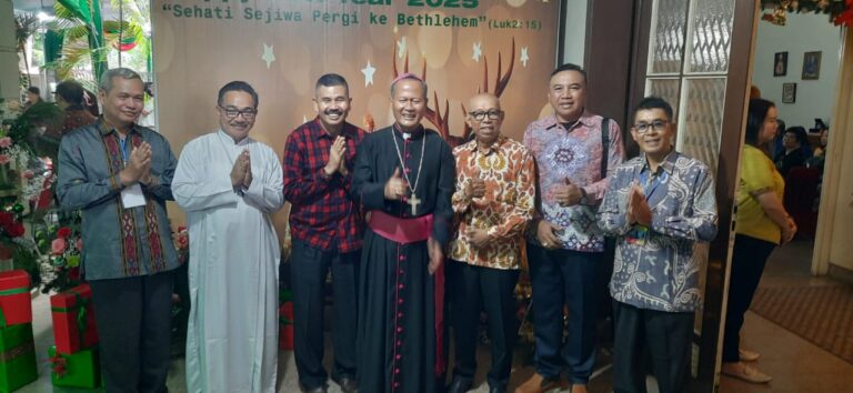 Momentum Natal, Uskup Agung Palembang Ajak Umat Katolik Bangun Persaudaraan Sejati