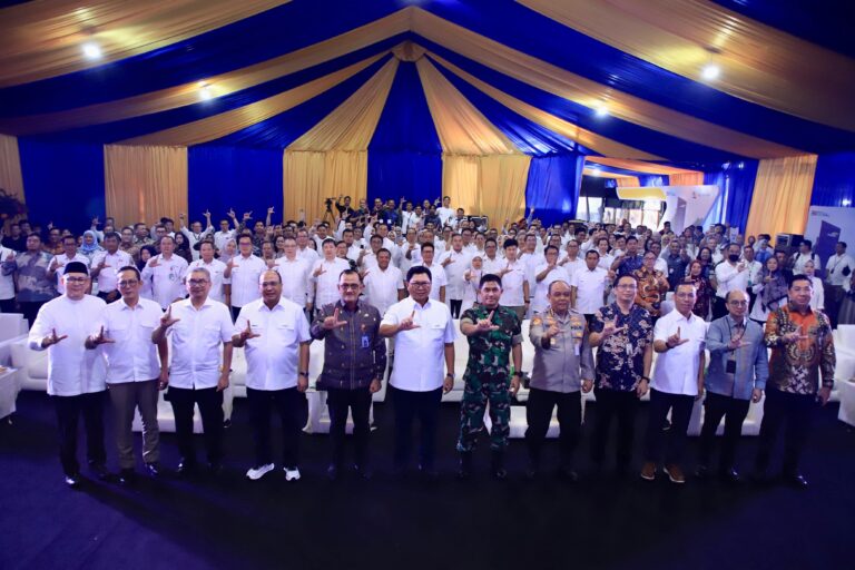 Edward Candra Resmikan Groundbreaking Mandiri Financial Center Palembang 