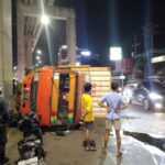 Penyebab Truk Kontainer Tabrak Tiang LRT Diduga Rem Blong