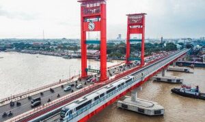 Pemkot Palembang Uji Coba Perdana Operasional Menara Ampera untuk Publik