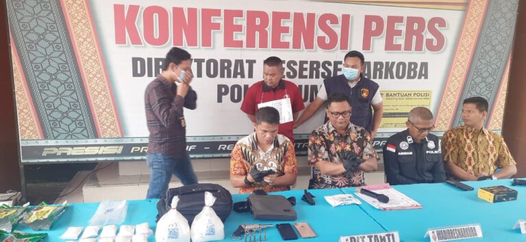 Ditresnarkoba Polda Sumsel Tangkap BD Sabu di OKU Selatan, BB 2,8 Kg Diamankan