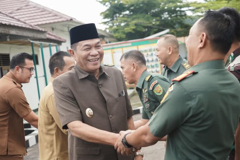 Perkuat Sinergi, Bupati Muba H M Toha dan Wabup Rohman Sowan ke Forkopimda