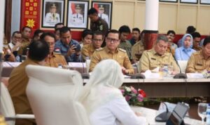 Pj Bupati Banyuasin Hadiri Rapat Penyerapan dan Pengendalian Harga Gabah Sumsel