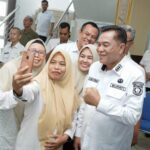 Bupati Toha Keliling Kantor Sekretariat Pemkab Muba
