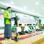 Hadiri Halal Bihalal dan Pelantikan MWCNU, Pesan Wabup Rohman : Bekerjalah dengan Penuh Tanggung Jawab