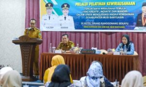 Gelar Pelatihan Kewirausahaan Bagi Pelaku UMKM di Muba