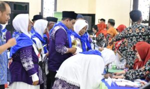 Perjalanan Suci Dimulai, 370 Jemaah Kloter 1 Asal OKU Timur Tiba di Asrama Haji