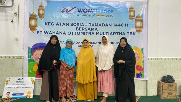 Rayakan Idul Fitri 1446 H, WOM Finance Revitalisasi Rumah Ibadah