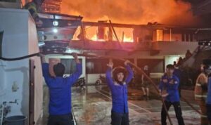 Gudang PT Lonsum di Palembang Terbakar