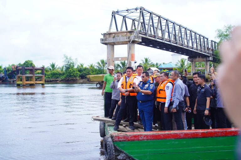 Usai Diterjang Tongkang, Pembangunan Jembatan P6 Sungai Lalan Resmi Dimulai, Warga Sambut Penuh Haru