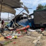 Tabrakan Beruntun di Jalan Alamsyah Ratu Prawiranegara, Truk Tronton Hantam Ruko dan Fortuner