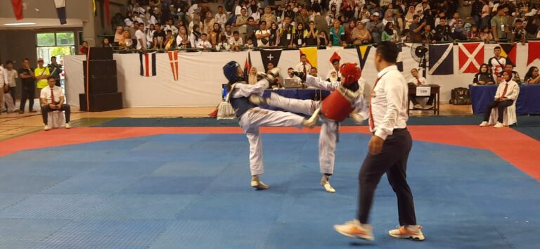 Kejuaraan Taekwondo Piala Danlanal Palembang Bergulir, Ajang Pencarian Bibit Atlet Muda Berbakat